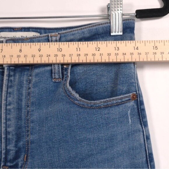 Abercrombie & Fitch The Super Skinny Ankle High Rise Jeans Size 27/4 Women’s - Picture 5 of 12